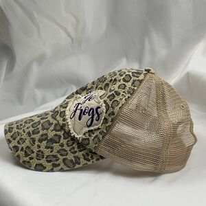 TCU Leopard Print Horn Frogs Trucker Hat